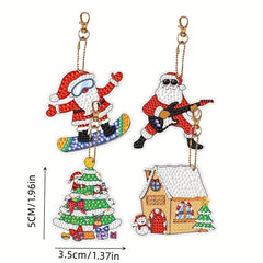 Diamond Paintings Keychain Improve Concentration Gift