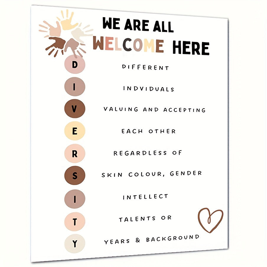 Diversity Poster Feelings Print Affirmations Nursery Decor