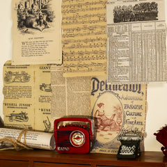 26 Sheets Scrapbooking Paper with Lace Cutout 16.99x11.99 cm