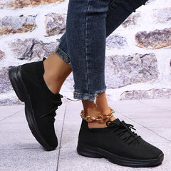 Stylish Lace up Sneakers Walking Running Shoes