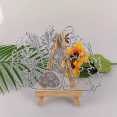Tree Grass Metal Cutting Dies and Stamps for Scrapbooking