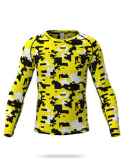 Men's Quick Dry Breathable Fitness Tops Long Sleeve Highly Stretch Crew Neck