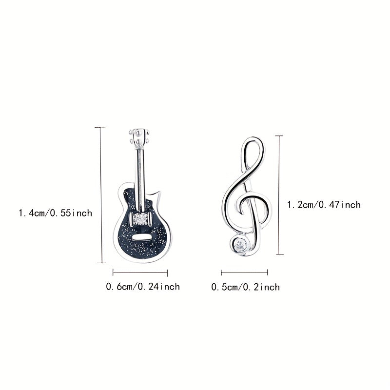 Musical Note Stud Earrings & Jewelry for Women