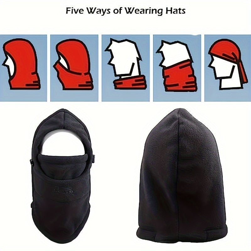 Winter Kids Balaclava Double Layer Coldproof Hat