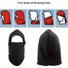 Winter Kids Balaclava Double Layer Coldproof Hat