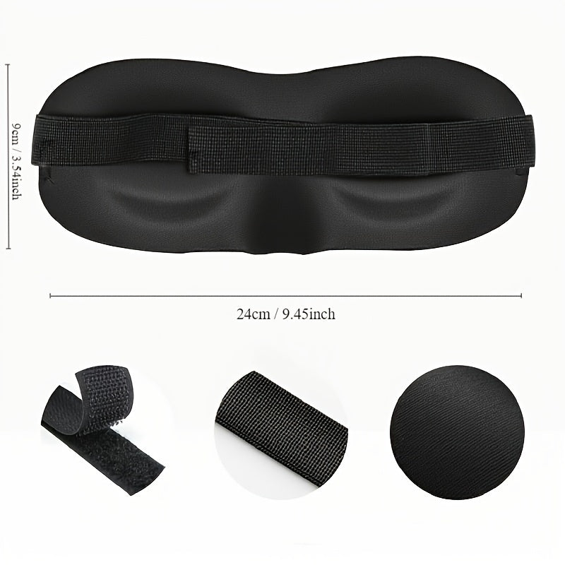 Soft Breathable 3D Blackout Eye Mask for Travel Yoga Meditation