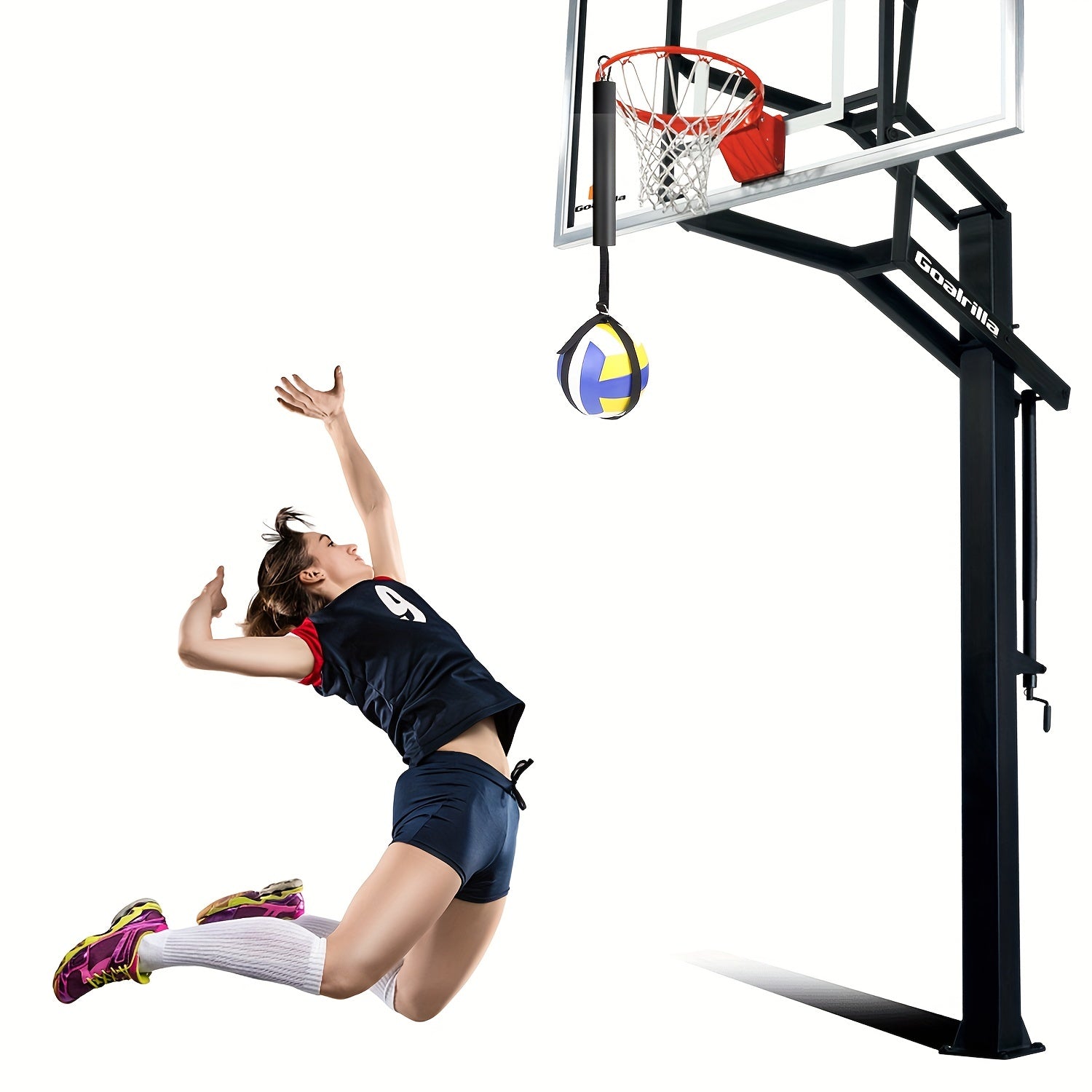 Volleyball Spike Trainer for Jumping Serving and Spiking Power