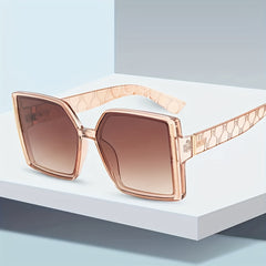 Men Square Frame Sunglasses UV Protection