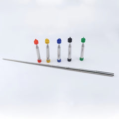 2pcs Stainless Steel Fire Blowing Stick for Camping