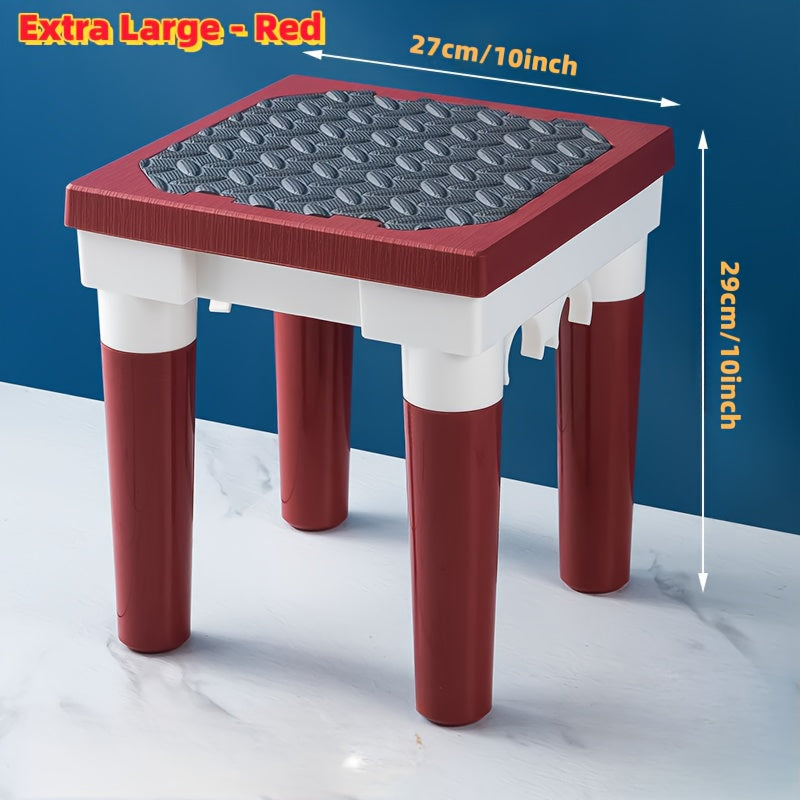 Portable Folding Stool Indoor Outdoor Bathroom Waterproof Non-slip Stool