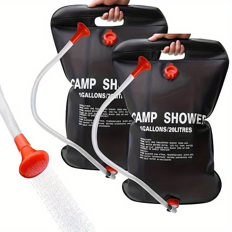 Portable Solar Shower Bag 20L Outdoor Hot Water Bag