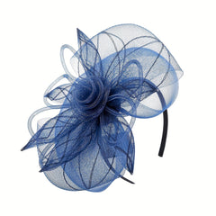 Women Flower Headband Party Birthday Horse Race Wedding Hat Derbyhat