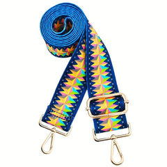 Colorful Geometric Pattern Bag Strap DIY Travel Accessories Replacement