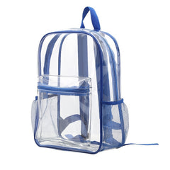 MezyTicky Kids Clear Backpack with Front Pocket & Straps