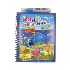 2pcs Reusable Kids' Watercolor Books Colorful Educational Toy