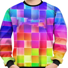 Kids 3D Printed Rainbow Sweatshirt Street Wear