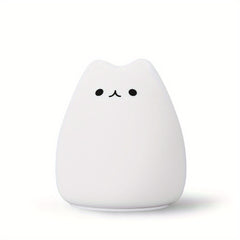 Adorable Cat Silicone Night Light for Kids