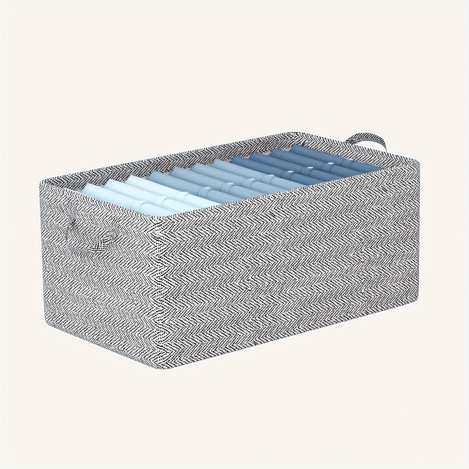 Portable Clothes Storage Drawer Box With Handles & Support Frame
