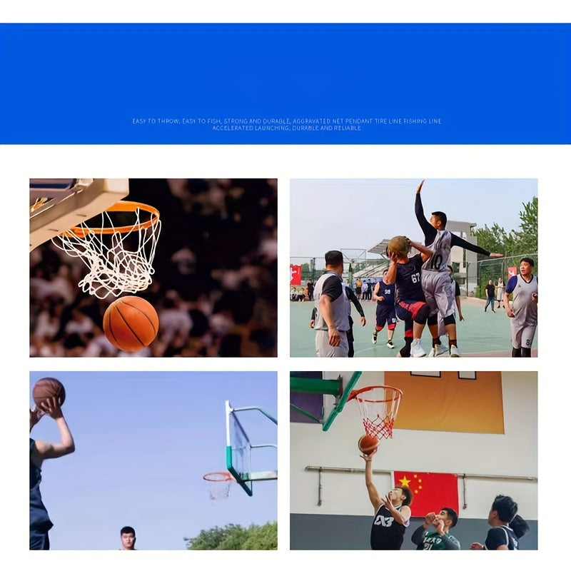 2pcs Durable Nylon Basketball Nets