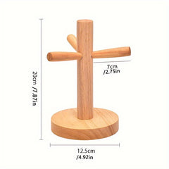 Wooden Cup Rack Kitchen Shelf Two Sizes