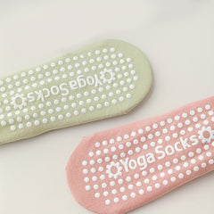 Criss Cross Yoga Socks with Anti Skid Grippers for Pilates