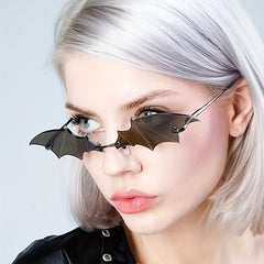Y2K Rimless Sunglasses Beach Party Club UV400