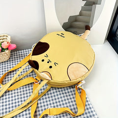 Kitten Shape Student Package Canvas Bag Personalized Handbag