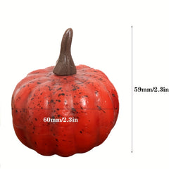 10pcs Halloween Simulation Pumpkin Decoration Family Small Pumpkin Decoration