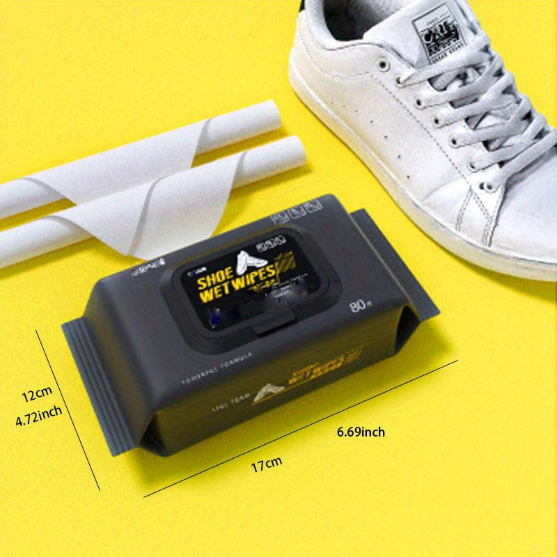 80pcs Disposable Shoe Wipes Water Decontamination For Shoes Sports