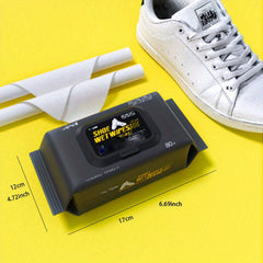 80pcs Disposable Shoe Wipes Water Decontamination For Shoes Sports