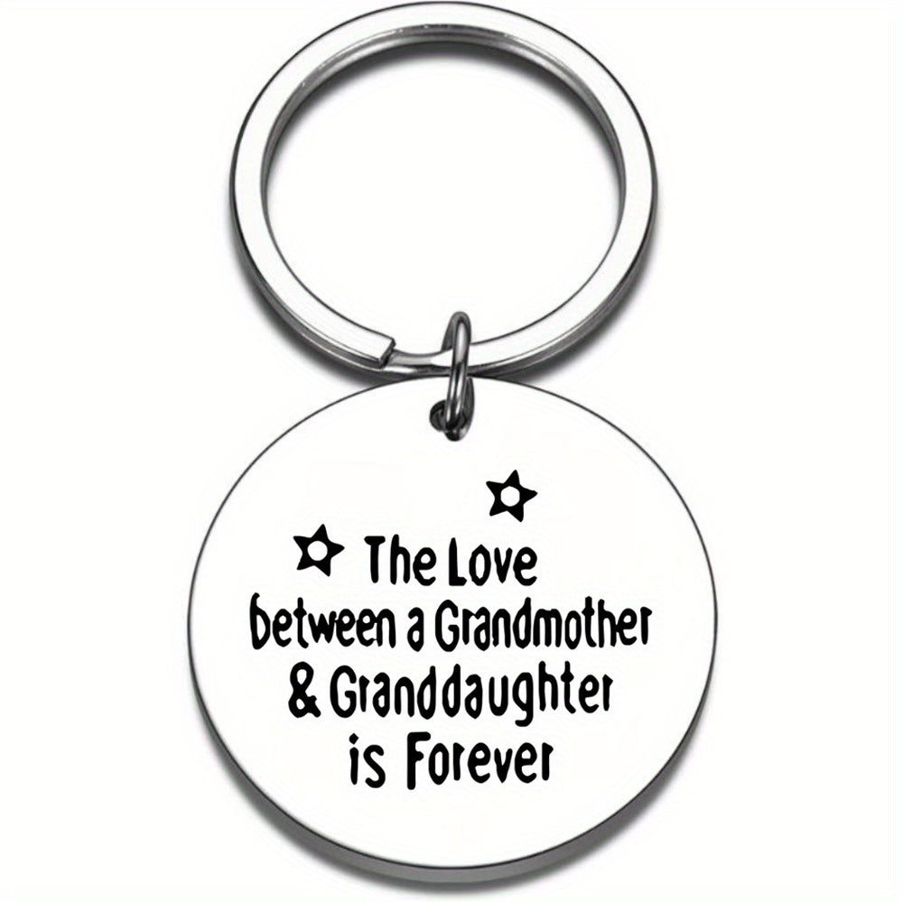 Metal Keychain Pendant Bag Purse Ornament Gift For Grandma And Granddaught