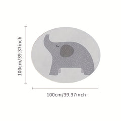 Cute Cartoon Water Absorbent Crawling Mat for Babies and Toddlers