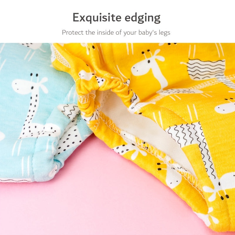 Family Animal Printed Cotton Baby Night Nappy Panties