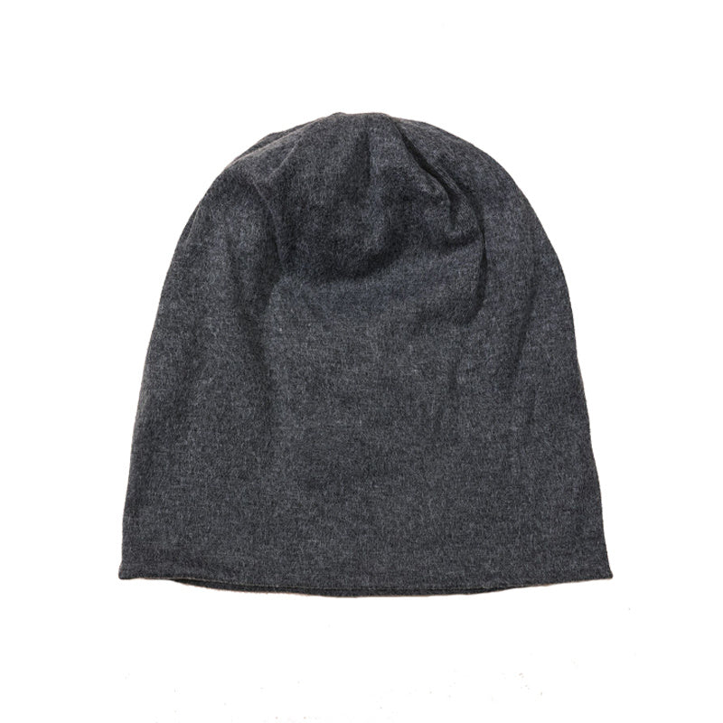 Soft Fleece Skull Cap for Men Winter Warm Cuffed Beanie Hat
