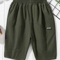 Boys Summer Shorts Loose Elastic Waist with Pockets