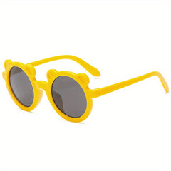 Girls Bear Shape UV Protection Sunglasses for Outdoor Activities