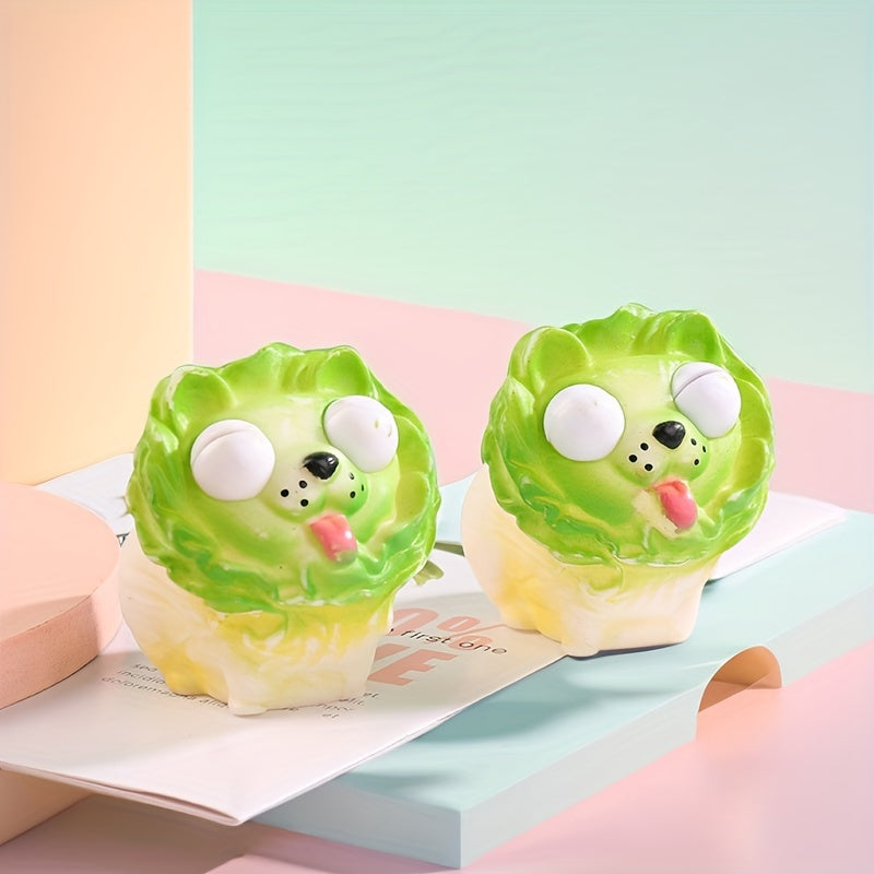 Cute Cabbage Dog Pinch Toy for Stress Relief