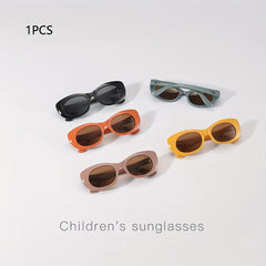Kids Retro Oval Sunglasses UV Protection