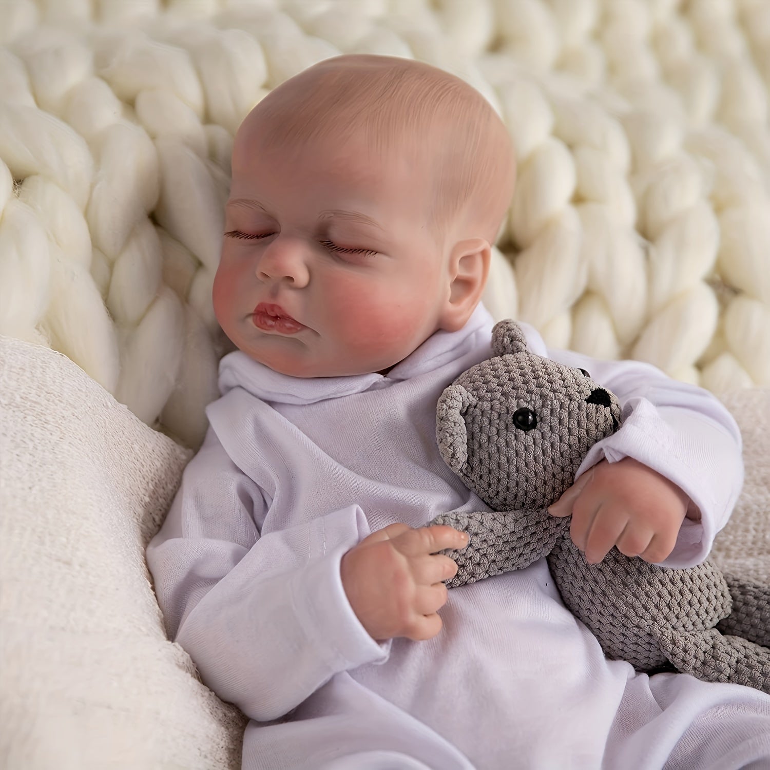 45 72 Cm Lifelike Real Soft Touch 3D Painted Reborn Doll Birthday Gift