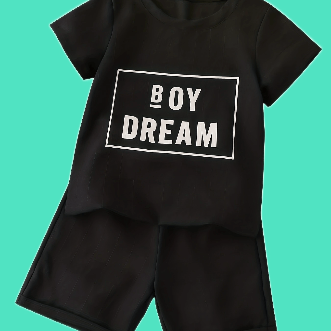 2pcs Boys Dream T-shirt & Shorts Summer Clothes Sets