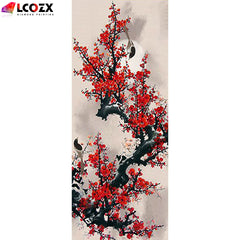 Plum Blossom 5D Diamond Painting Kit Full Round Diamonds