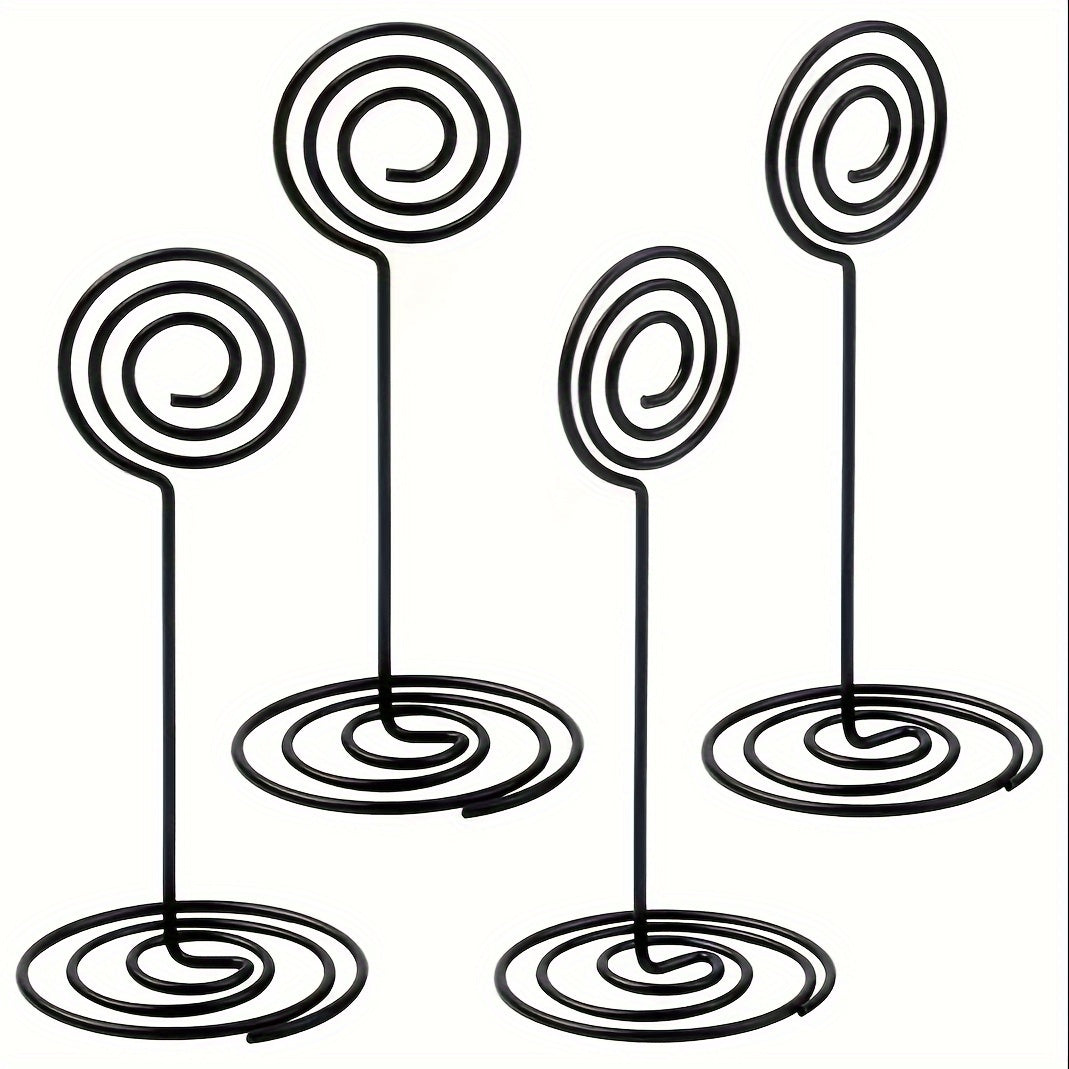 2pcs 85mm Lollipop Message Clip Desktop Metal Ornament Sticky Note Clip