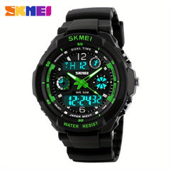 Waterproof Dual Time Sports Watch