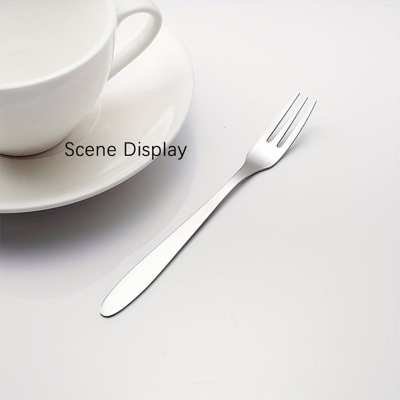 Stainless Steel Serving Fork for Fruits Salads Desserts Noodles
