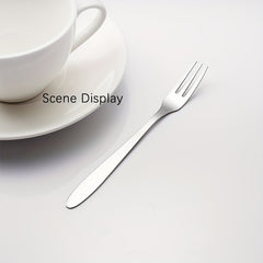Stainless Steel Serving Fork for Fruits Salads Desserts Noodles