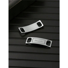 Personalized Name Shoe Buckles with Initials Engraving