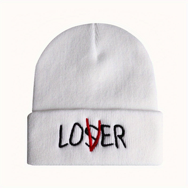 Embroidered LOSER Beanie for Men