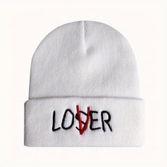 Embroidered LOSER Beanie for Men