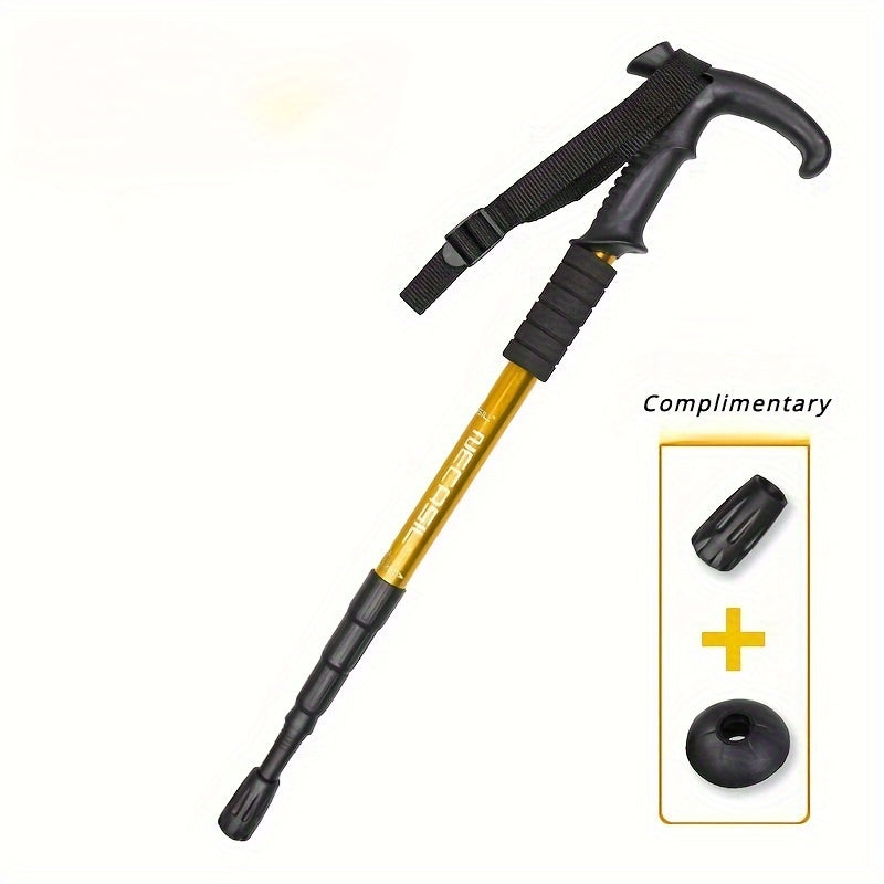 Ultralight Shock Absorption Walking Stick Adjustable Hiking Walking Cane