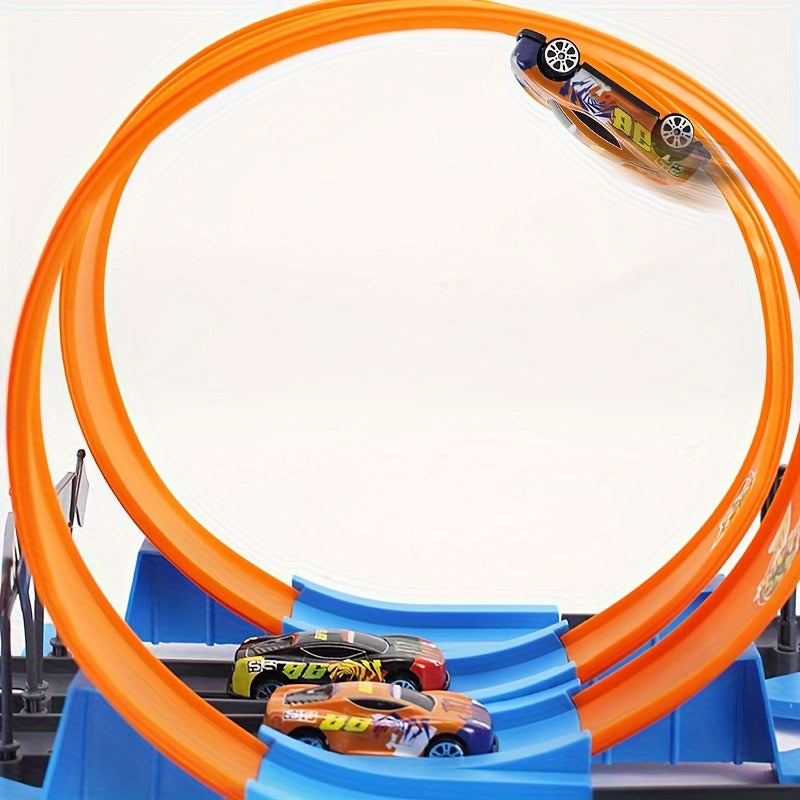 Wind & Fire Wheel Double Ejection Racing Track Car Toy